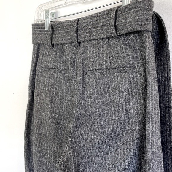 Aritzia Wilfred Wool Cashmere Tie Front Pant Size 2 Grey - Picture 8 of 11